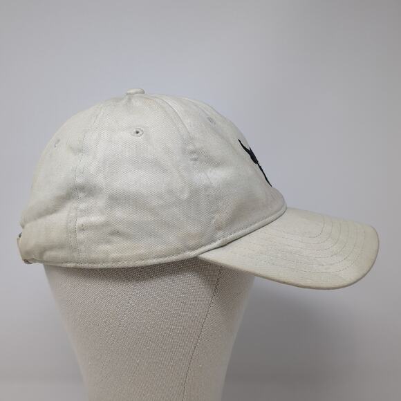 Bull Slideback Baseball Cap Beige One Size Adjustable Free Fit Under Armour - Picture 5 of 9